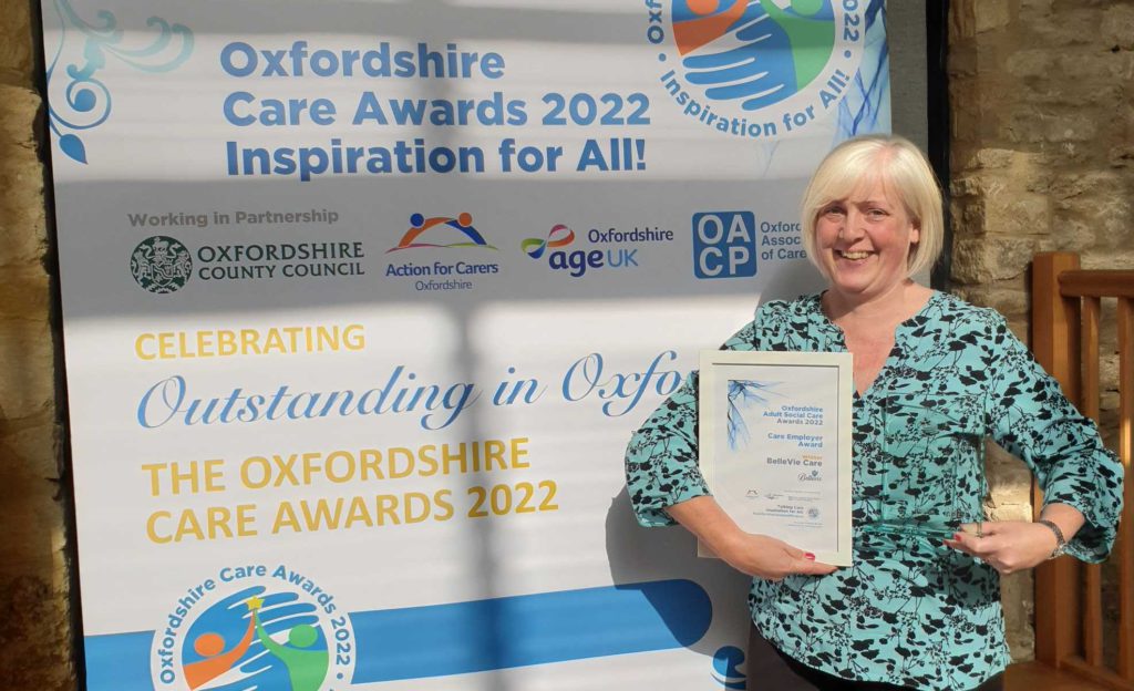 Winning Best Care Employer in Oxfordshire